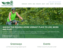 Tablet Screenshot of greatriversgreenway.org